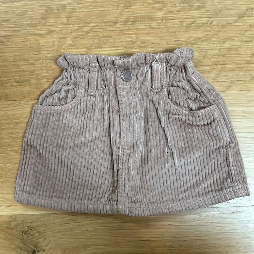 Zara Baby Corduroy Mini Skirt